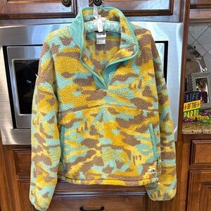 Colorful Camouflage Fleece Pullover